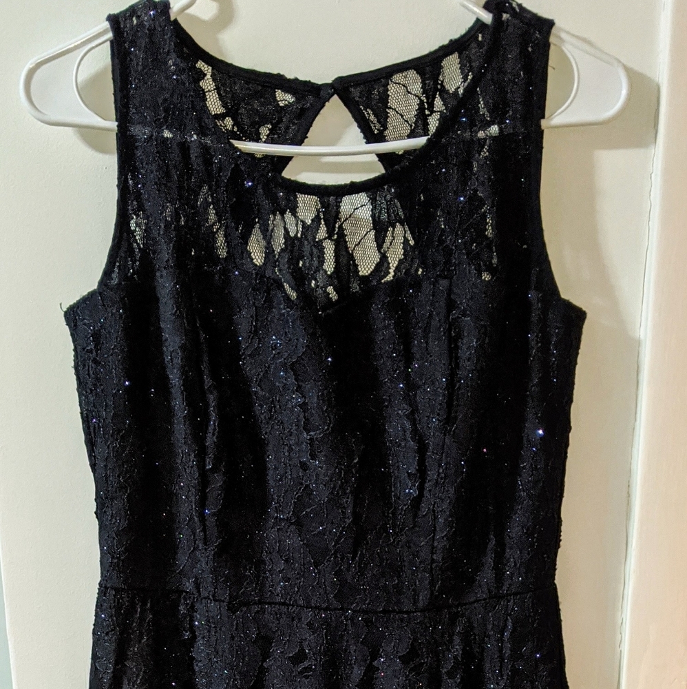 Blue long dress size 8